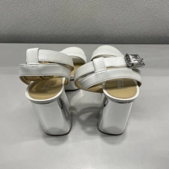 NEW MICHAEL KORS Sandals Women's US6.5M Ankle-Strap Espadrille Platform - Picture 6 of 8